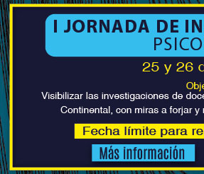 I Jornada de Investigación de Psicología (Más información)